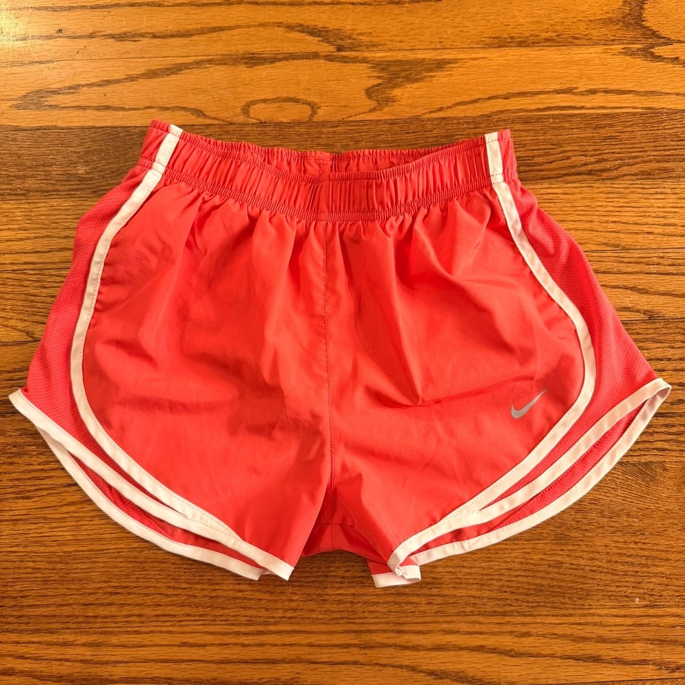 Nike‎ Dri Fit Women's Running Shorts Size Small Coral